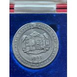 White Metal Great Western Railway Co 1835 Token (50mm) and Marklin Loco and Tender+Railway Badges.