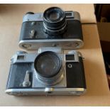 Lot of 2 x Vintage Russian 35mm Cameras.