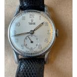 Vintage Rolex Tudor Manual Stainless Steel Watch - 32mm case working order.
