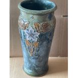 Antique Doulton Stoneware Vase - 12" tall.