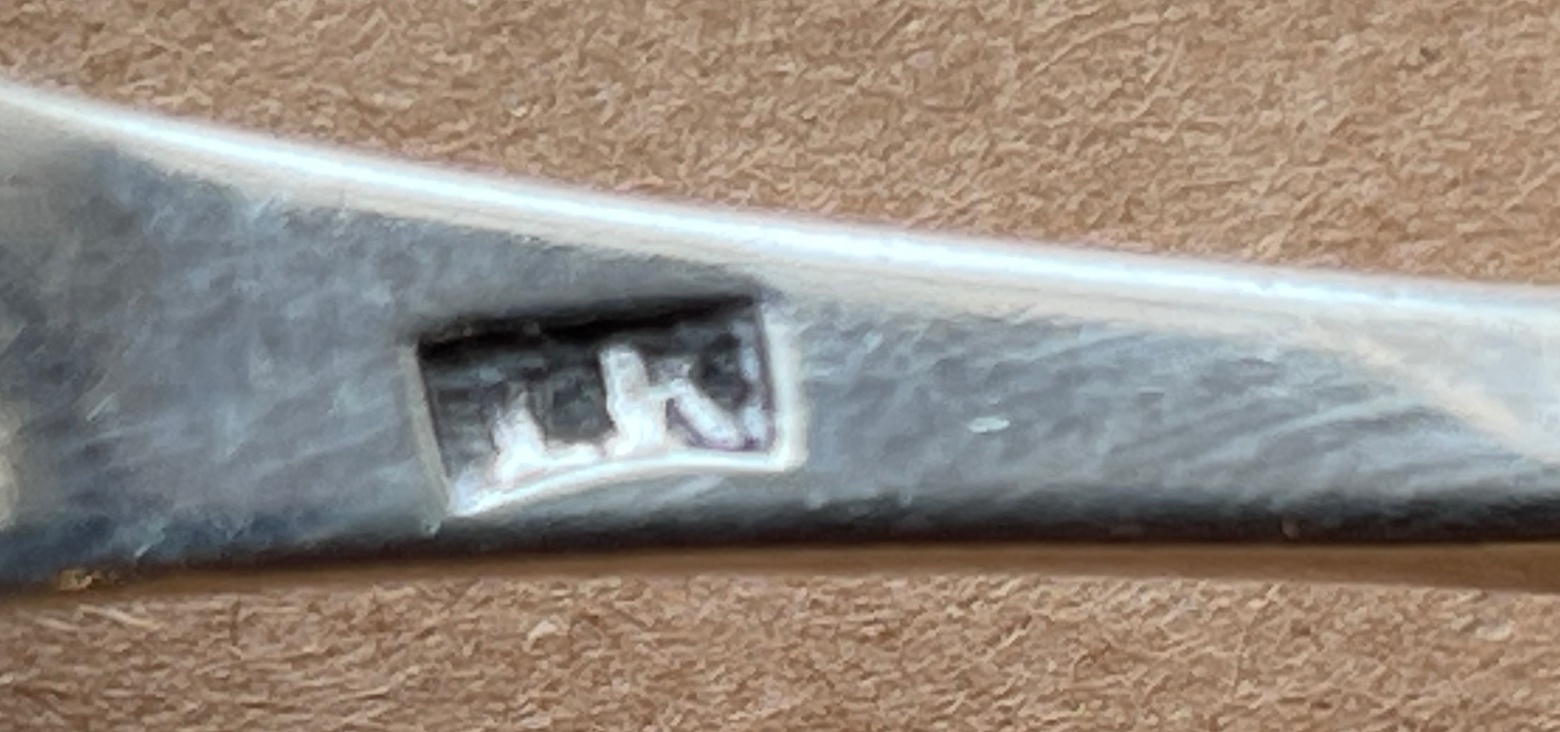 Scottish Provincial John Keith - Banff - Silver Masking Spoon - 6 1/4" long - 17 grams. - Image 5 of 5