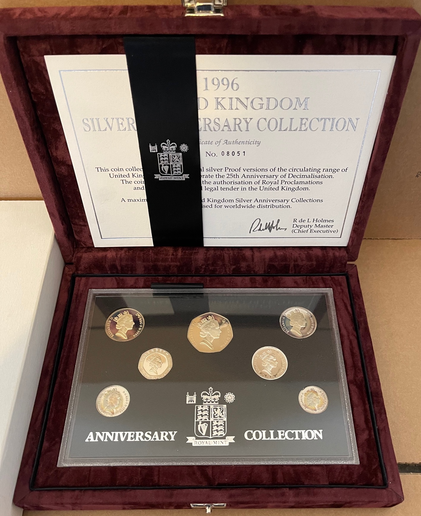 1996 Silver Proof Coin Collection. - Image 2 of 8