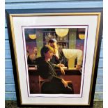 Jack Vettriano signed Cocktails&Broken Hearts Limited Edition Silk Screen Print - 18/275 c2003.