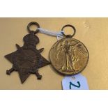 WW1 Pair of 1914-15 Star and Victory Medal to a 3019 PTE T.McIntosh A&S Highlanders.
