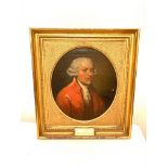 Antique Oil Painting of Sir James Napier possibly an earlier study of the original by Francis Cotes.