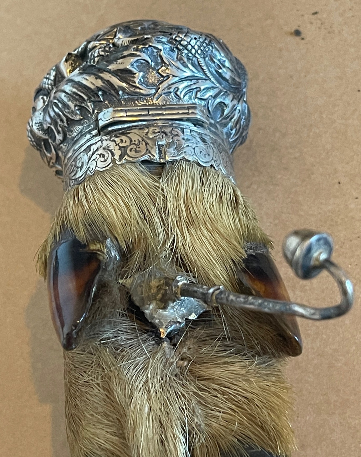 Victorian Taxidermy Inkwell - 7" tall. - Image 10 of 10