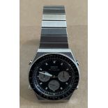 Seiko quartz chronograph watch, 7A28-703B numbers " A View to a Kill Watch"