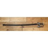 Antique/Vintage Columbian Police Sword - overall length 38" - blade 32".