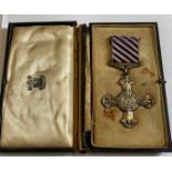 Boxed Distinguished Flying Cross dated 1944.