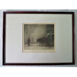 Original Photogravure of Bullock&Cart - Segovia by James Craig Annan.