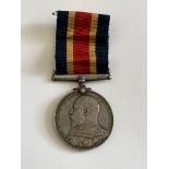 King Edward Naval Good Shooting Medal - H.M.S. BULWARK 1905.