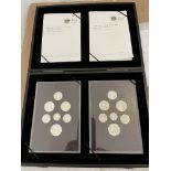 Royal Mint Boxed Set of 2008 United Kingdom Emblems of Britain and Royal Shield of Arms Silver Coins