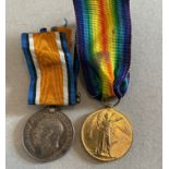 World War One BWM and Victory Medals to a 45910 PTE.A.ALLAN. HIGH. L.I.