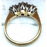 Vintage 18 karat Gold and Diamond Ring - UK size J - approx 0.75 carats - 3.2 grams.