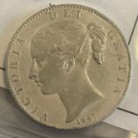 Lot of 1847 Silver Crown.