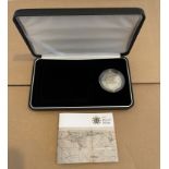 Boxed Royal Mint Spanish Silver Reale Coin.