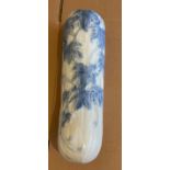 Oriental Blue and White Wall Pocket - 260mm long - 75mm wide.