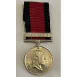 Natal 1906 Medal to a: TPR: A.ANDERSON, NATAL CARBINEERS.