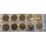 Lot of 19 x Nickel Half-Crowns 1948-1967. We are not Coin Graders so please use the images to decide