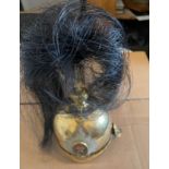 Royal Dragoons Officers Military Helmet - Desk Ornament? - 11" tall and 6 1/2" at widest.