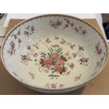 Large Samson of Paris Porcelain Bowl 30cm diameter.