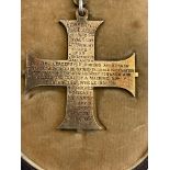 WW1 Boxed Military Cross presented by Prince Henry to a Captain George Gardner 1/4 Royal Scots.