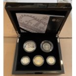 Royal Mint Boxed UK Silver 2010 Piedfort Set