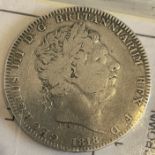 Lot of 1818 Silver Crown - Edge number LV111