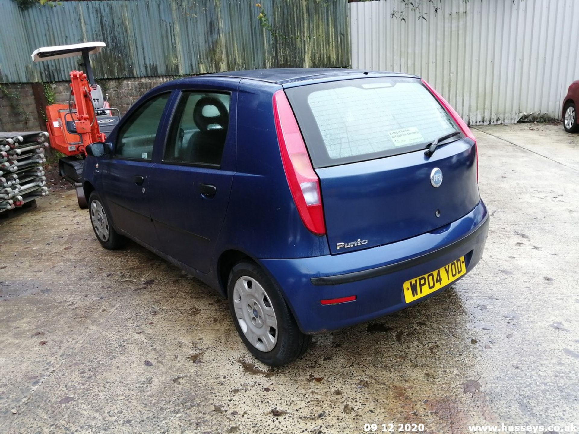 04/04 FIAT PUNTO ACTIVE 8V - 1242cc 5dr Hatchback (Blue, 165k) - Image 7 of 11