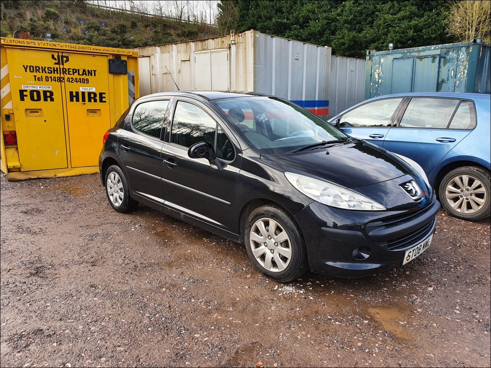 08/08 PEUGEOT 207 S - 1397cc 5dr Hatchback (Black, 105k) - Image 8 of 9