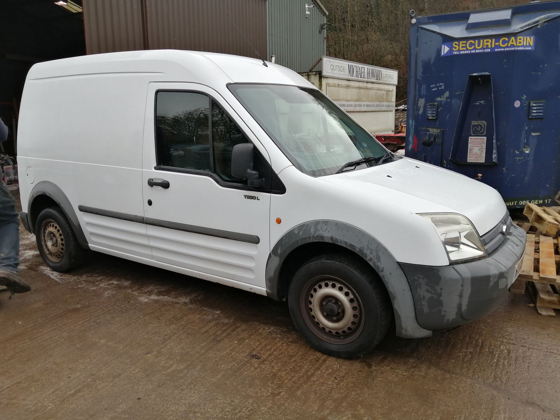 08/08 FORD TRANSIT CONN T230 L90 - 1753cc 5dr Van (White, 123k) - Image 3 of 11