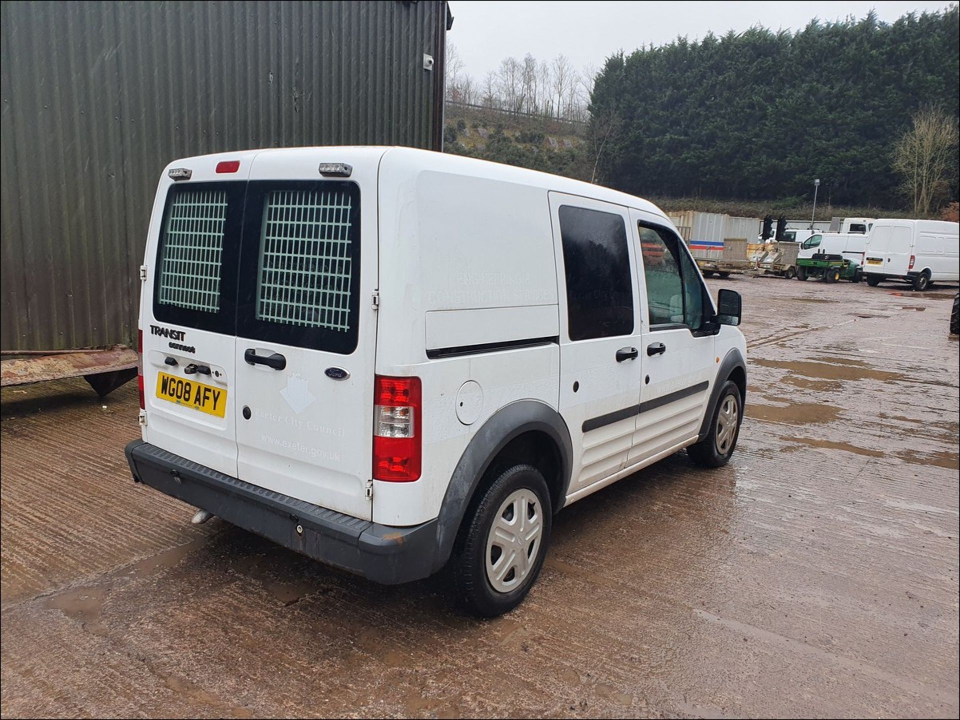 08/08 FORD TRANSIT CONN T210 L75 - 1753cc Van (White, 54k) - Image 3 of 9