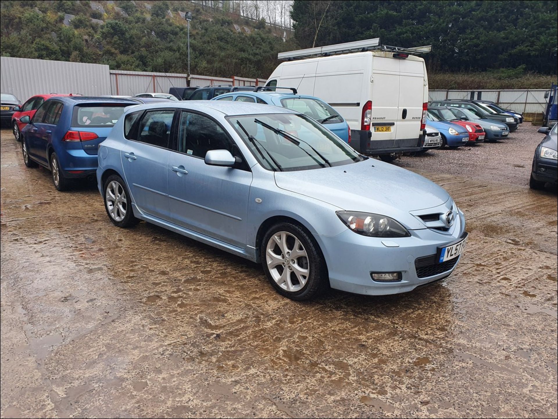 08/57 MAZDA 3 SPORT - 1999cc 5dr Hatchback (Blue, 92k) - Image 6 of 6