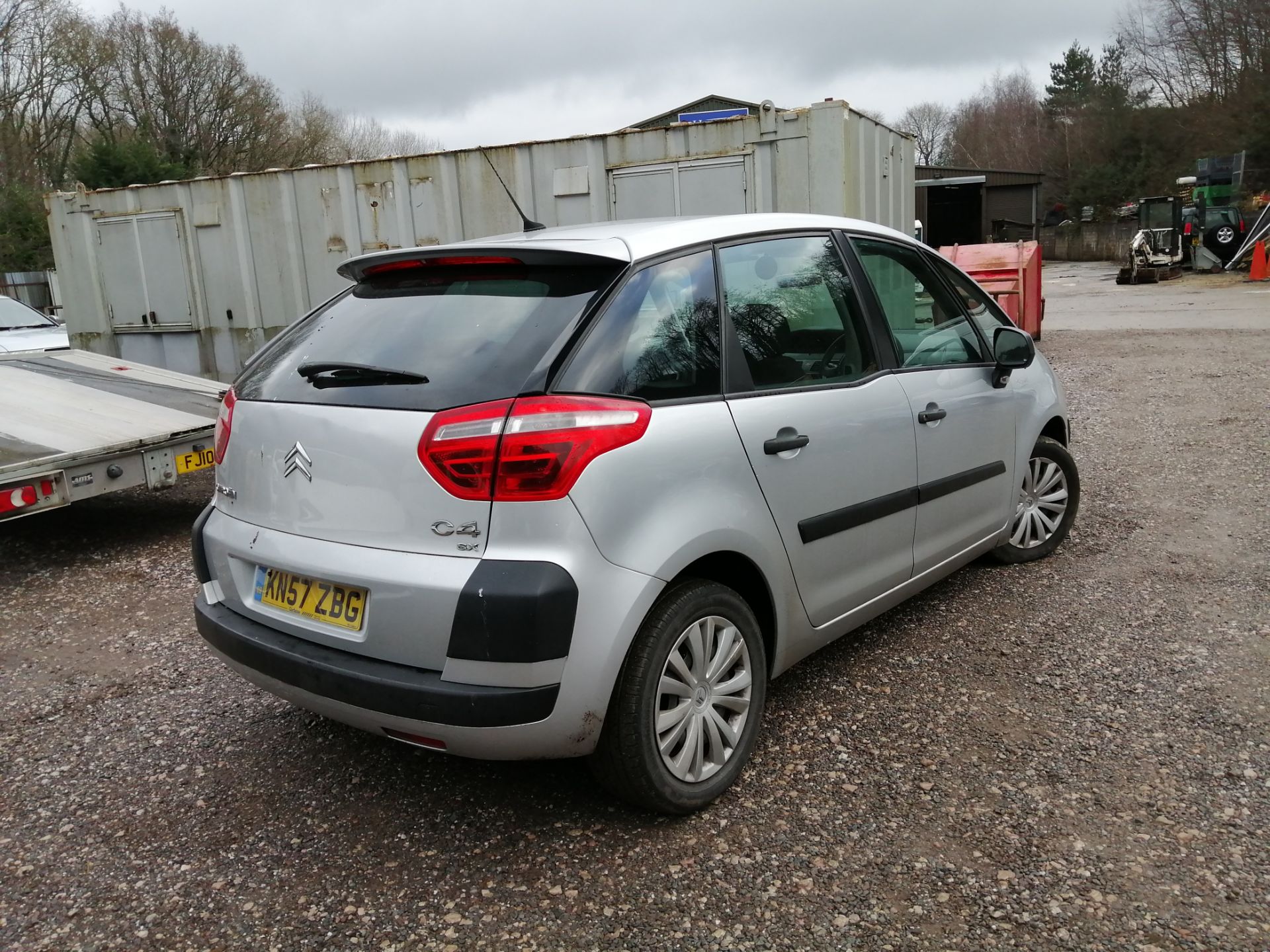 07/57 CITROEN C4 PICASSO 5 SX HDI - 1560cc 5dr MPV (Silver, 112k) - Image 4 of 12