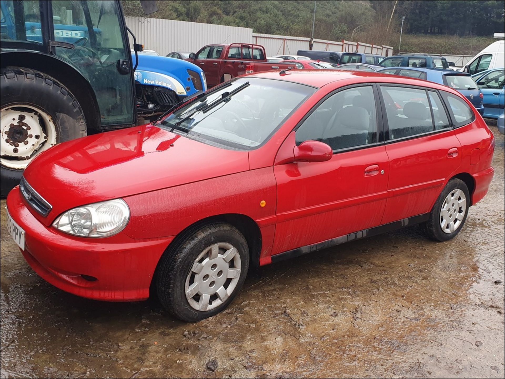 02/02 KIA RIO LX AUTO - 1343cc 5dr Hatchback (Red, 55k)