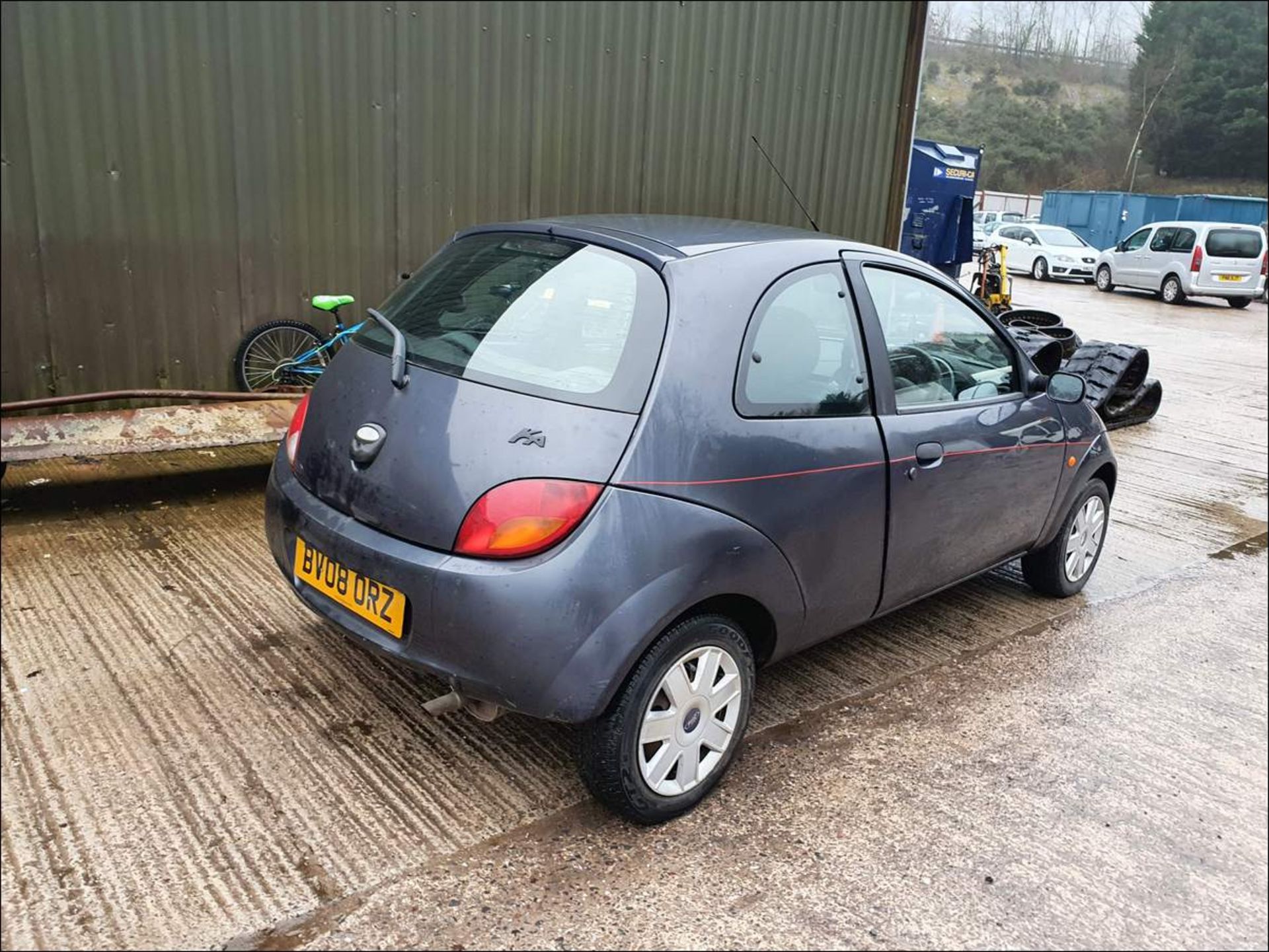 08/08 FORD KA STYLE - 1297cc 3dr Hatchback (Grey, 60k) - Image 8 of 9