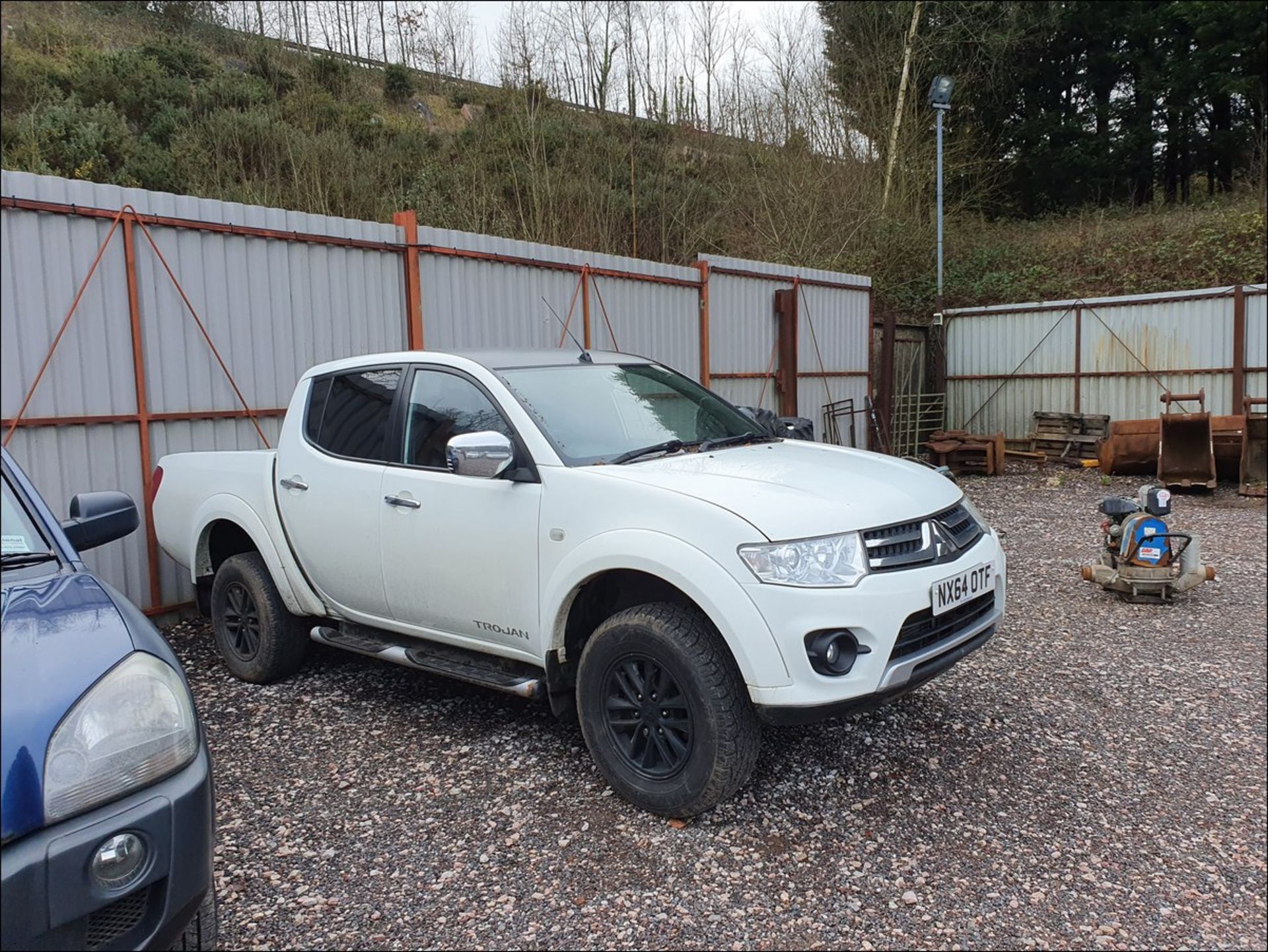 14/64 MITSUBISHI L200 TROJAN BLACK DCB DI- - 2477cc 4dr Pickup (White, 156k) - Image 2 of 11