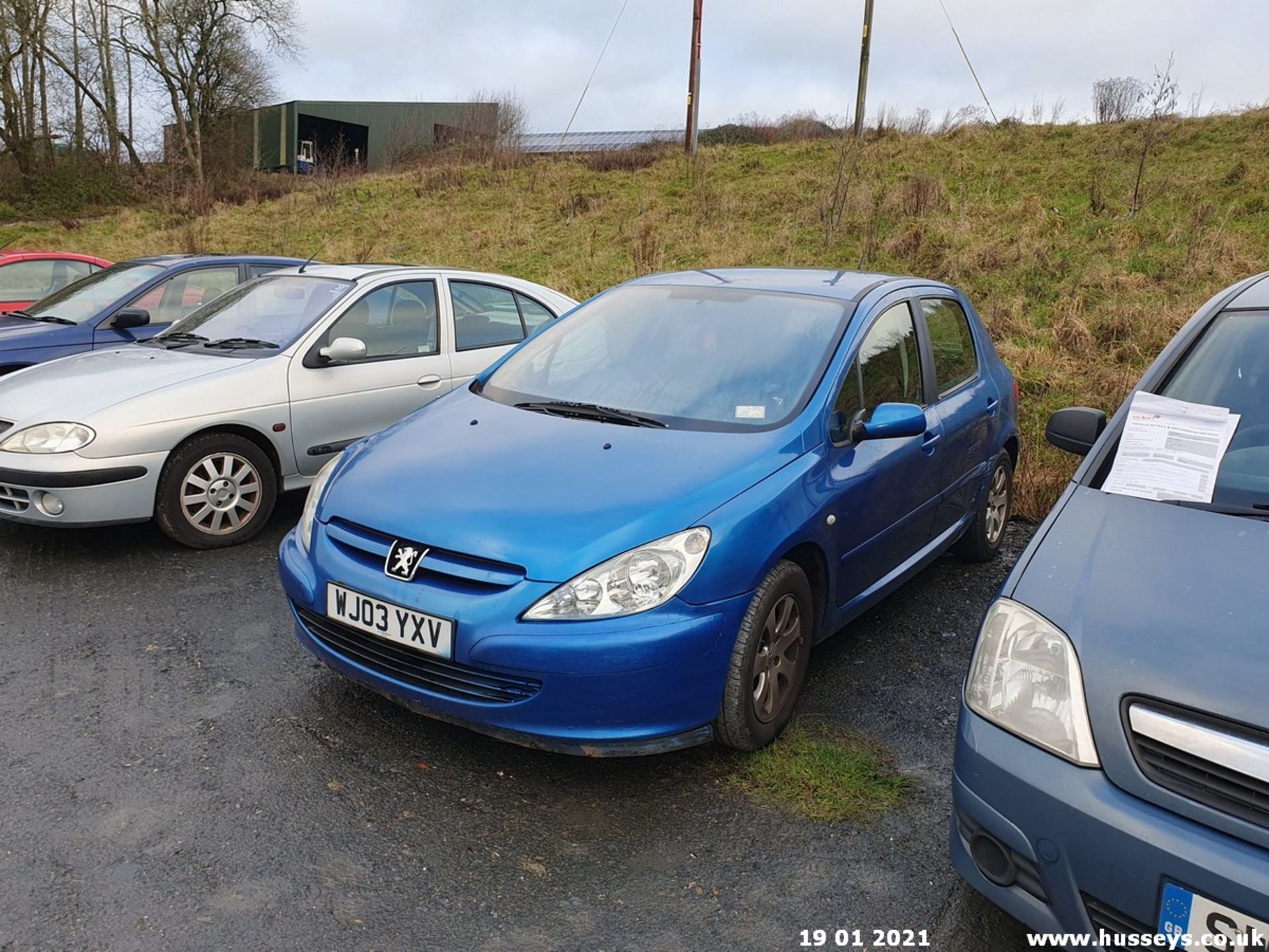 03/03 PEUGEOT 307 RAPIER 16V - 1587cc 5dr Hatchback (Blue, 130k) - Image 3 of 9