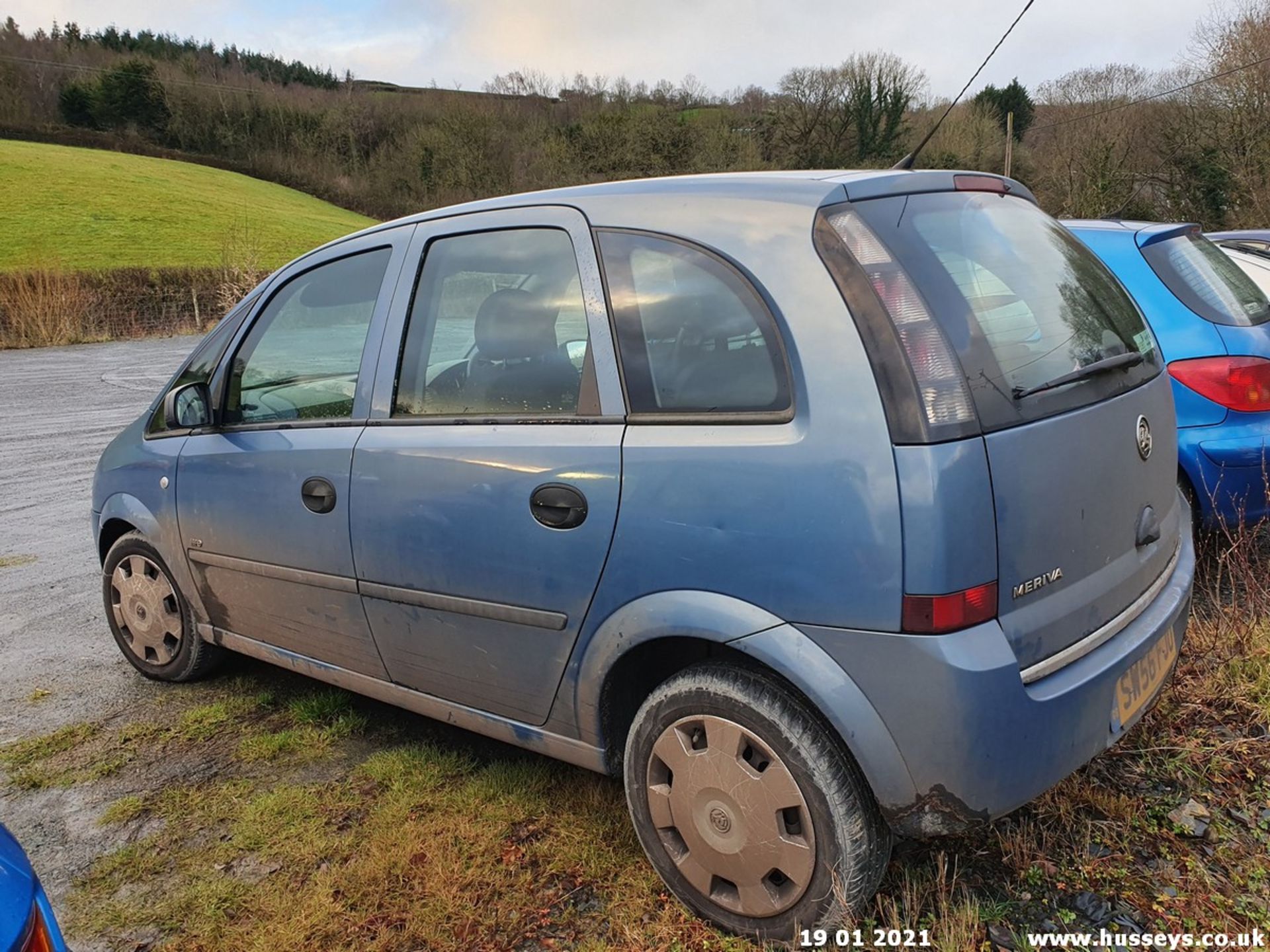 06/56 VAUXHALL MERIVA LIFE TWINPORT - 1364cc 5dr MPV (Blue, 83k) - Image 9 of 9