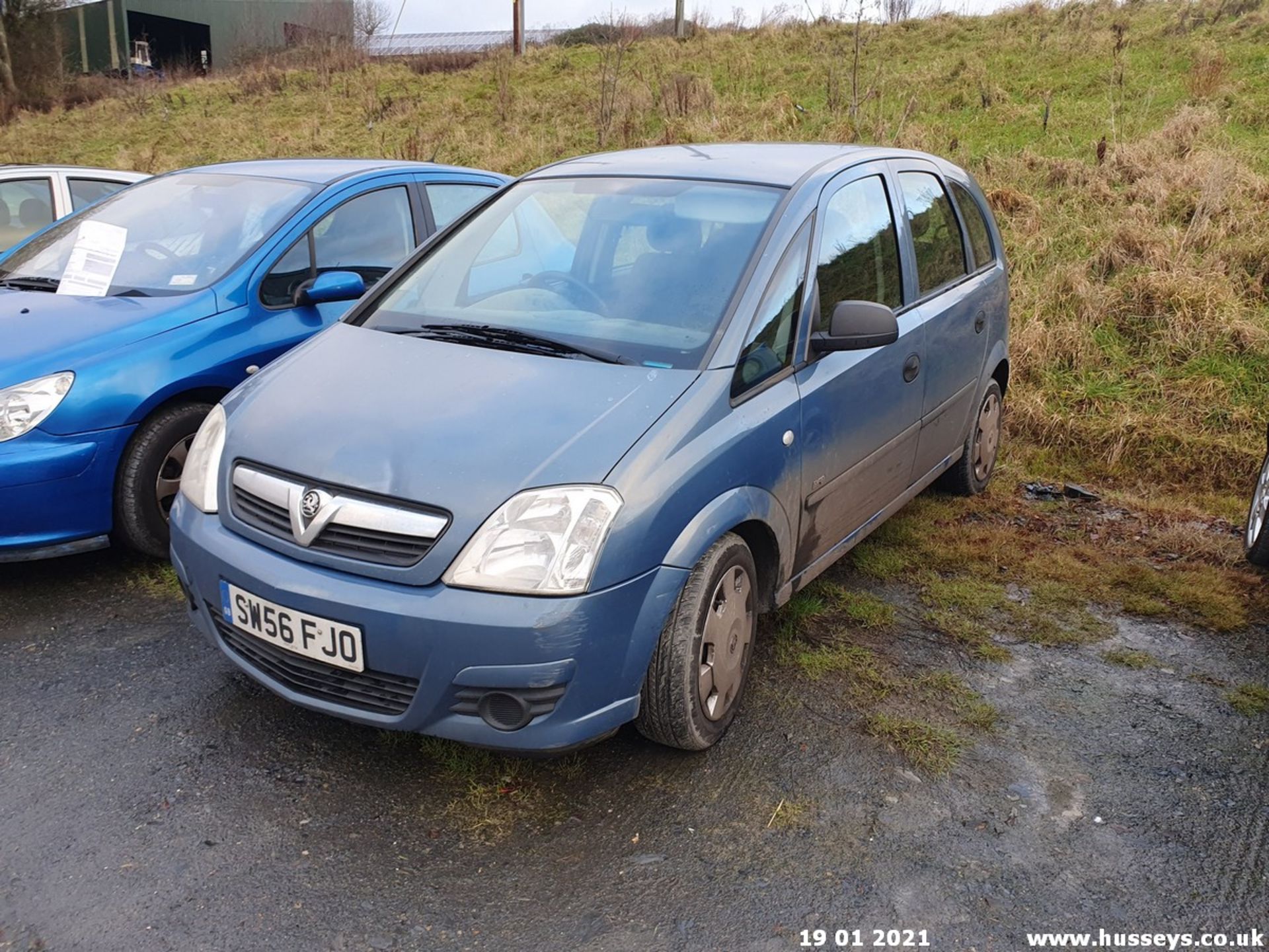 06/56 VAUXHALL MERIVA LIFE TWINPORT - 1364cc 5dr MPV (Blue, 83k) - Image 8 of 9