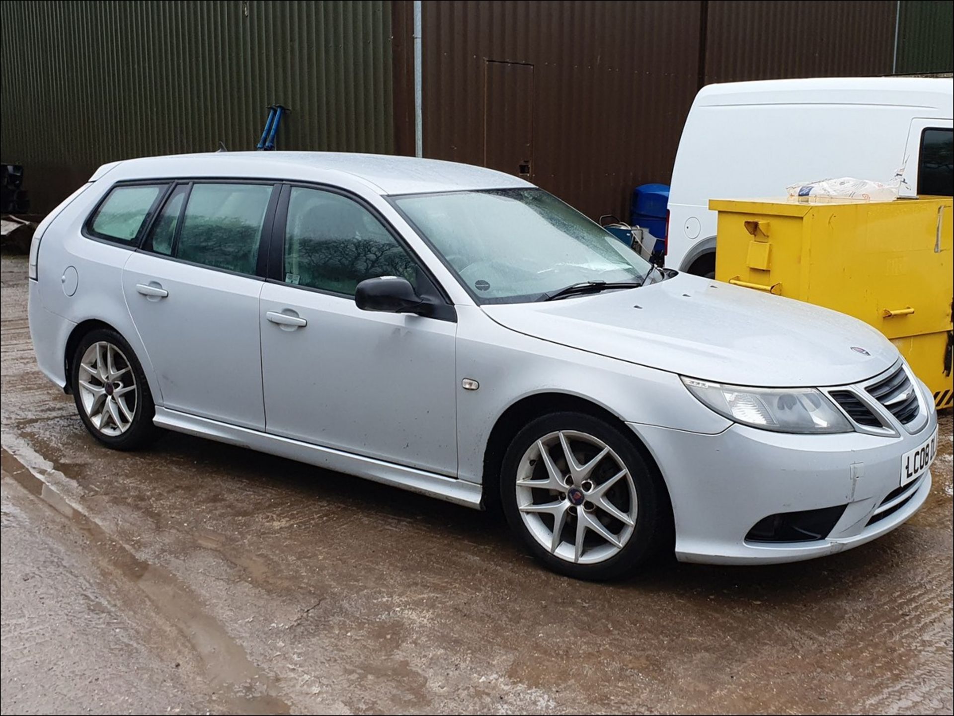 08/08 SAAB 9-3 VECTOR SPORT DTH - 1910cc 5dr Estate (Silver, 169k)