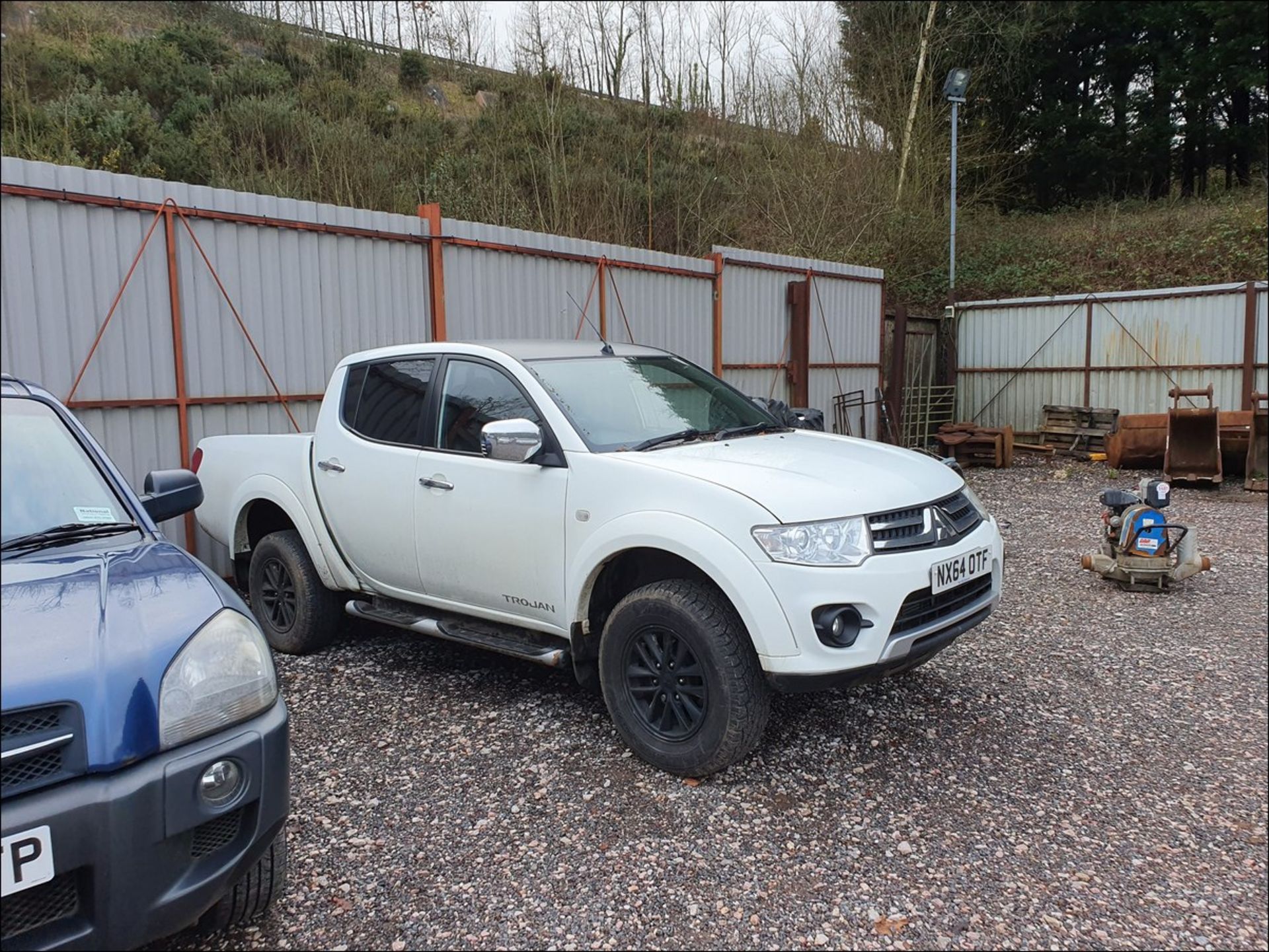 14/64 MITSUBISHI L200 TROJAN BLACK DCB DI- - 2477cc 4dr Pickup (White, 156k) - Image 11 of 11