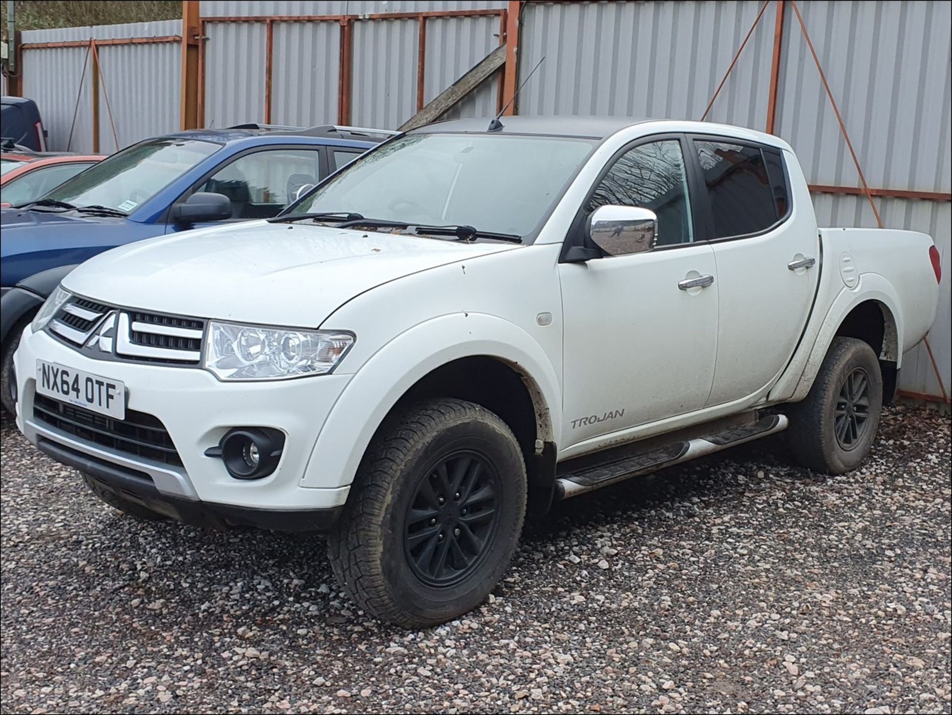 14/64 MITSUBISHI L200 TROJAN BLACK DCB DI- - 2477cc 4dr Pickup (White, 156k)