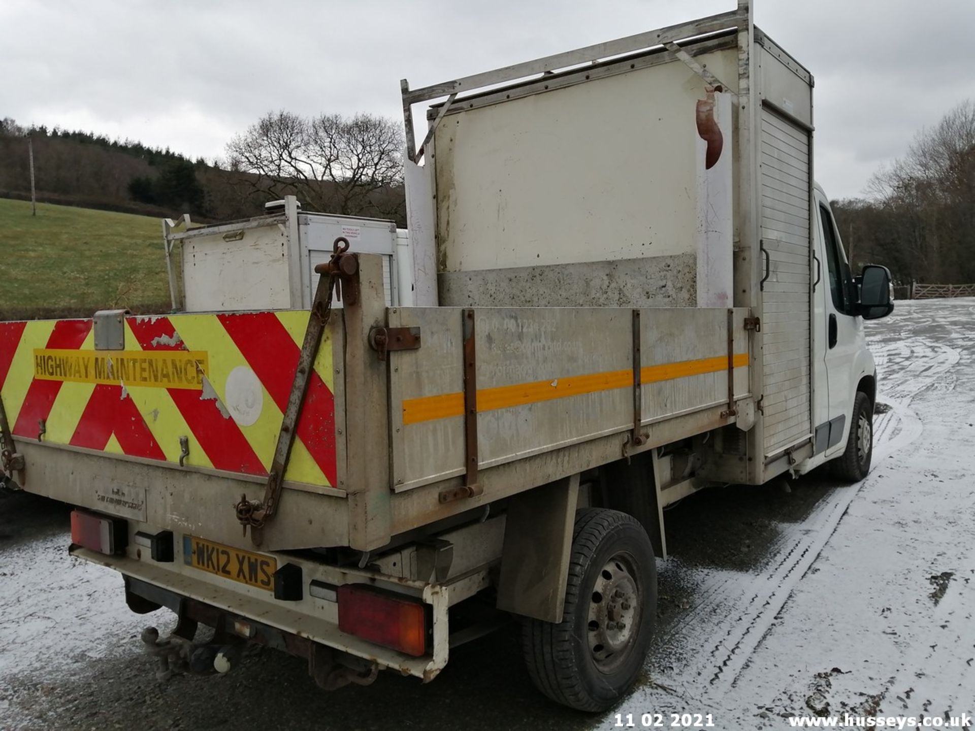 12/12 PEUGEOT BOXER 335 MWB - 2198cc 2dr Tipper (White, 106k) - Image 6 of 11