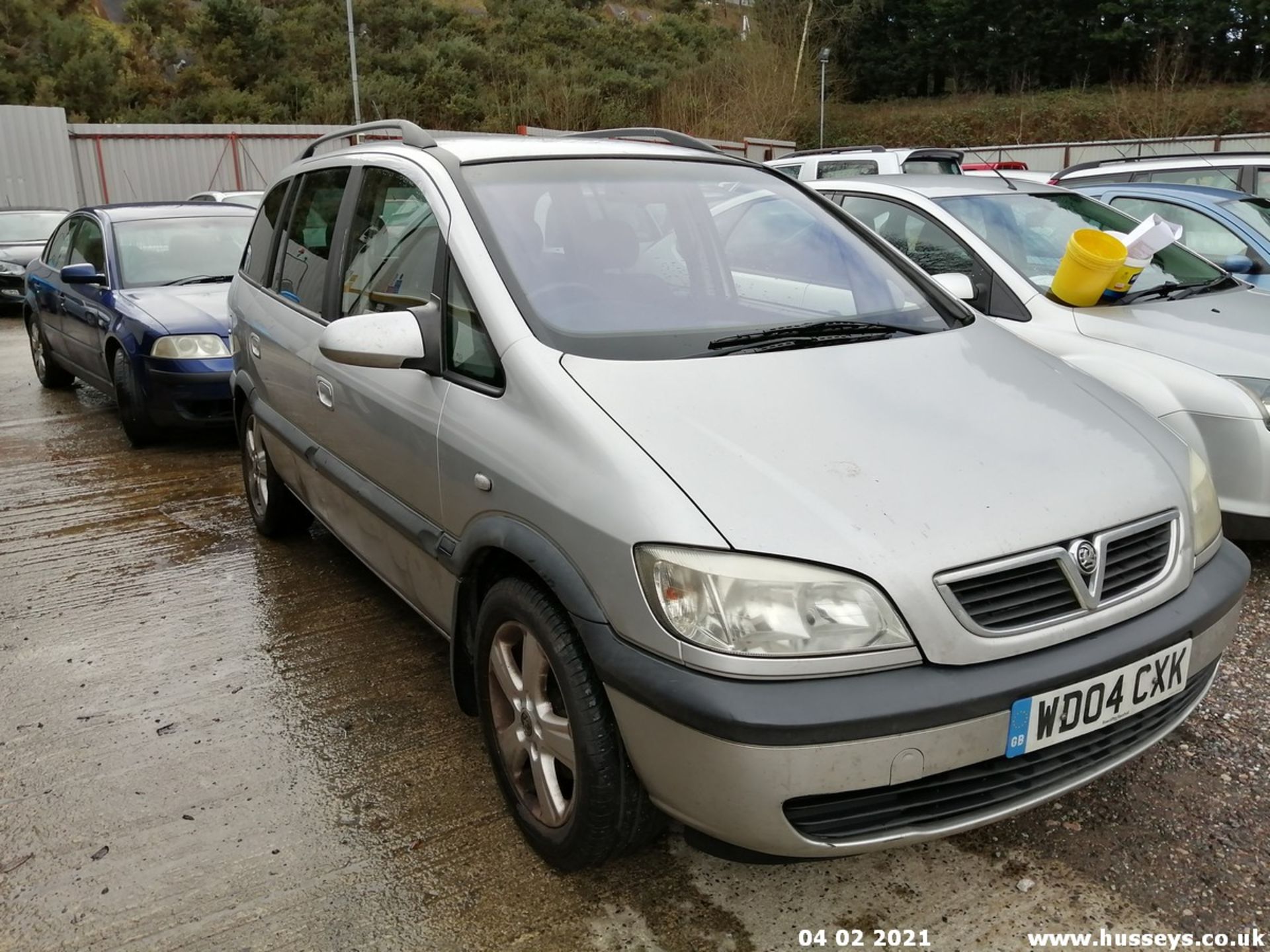 04/04 VAUXHALL ZAFIRA ENERGY 16V - 1598cc 5dr MPV (Silver, 140k) - Image 7 of 13