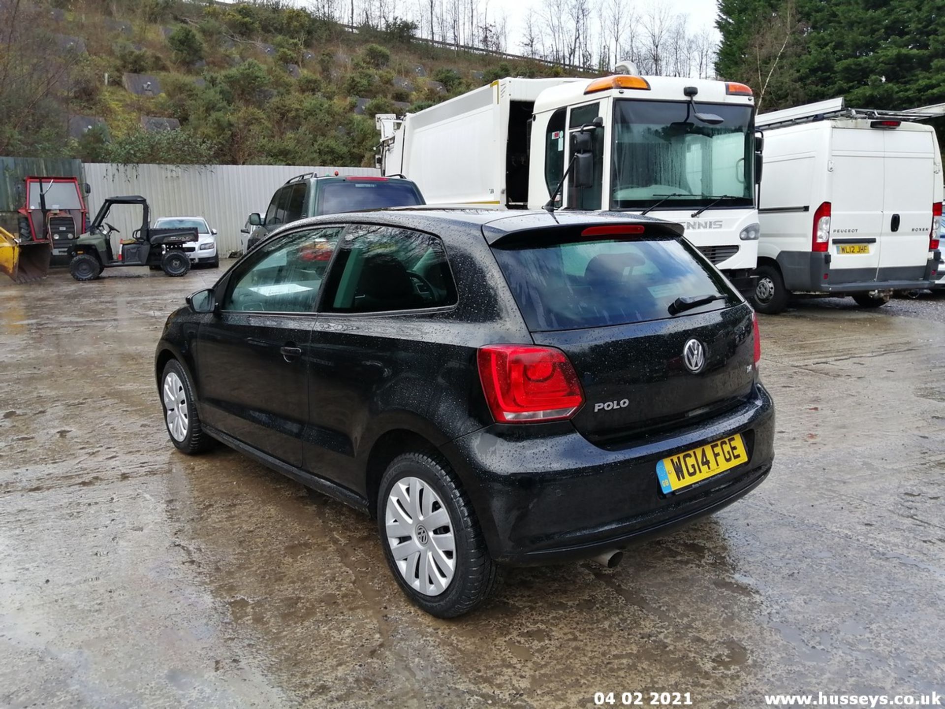 14/14 VOLKSWAGEN POLO MATCH EDITION - 1390cc 3dr Hatchback (Black, 22k) - Image 3 of 12