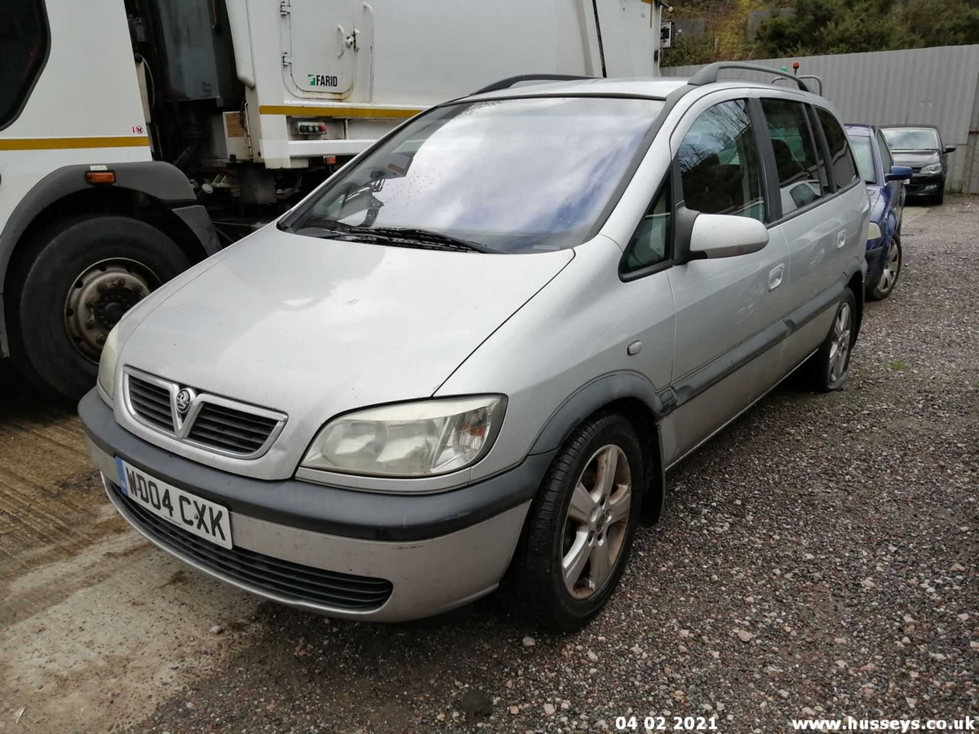 04/04 VAUXHALL ZAFIRA ENERGY 16V - 1598cc 5dr MPV (Silver, 140k)