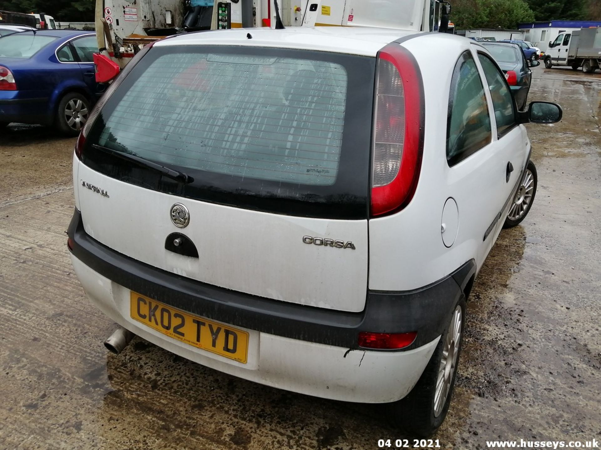 02/02 VAUXHALL CORSA COMFORT 12V - 973cc 3dr Hatchback (White, 0k) - Image 7 of 12