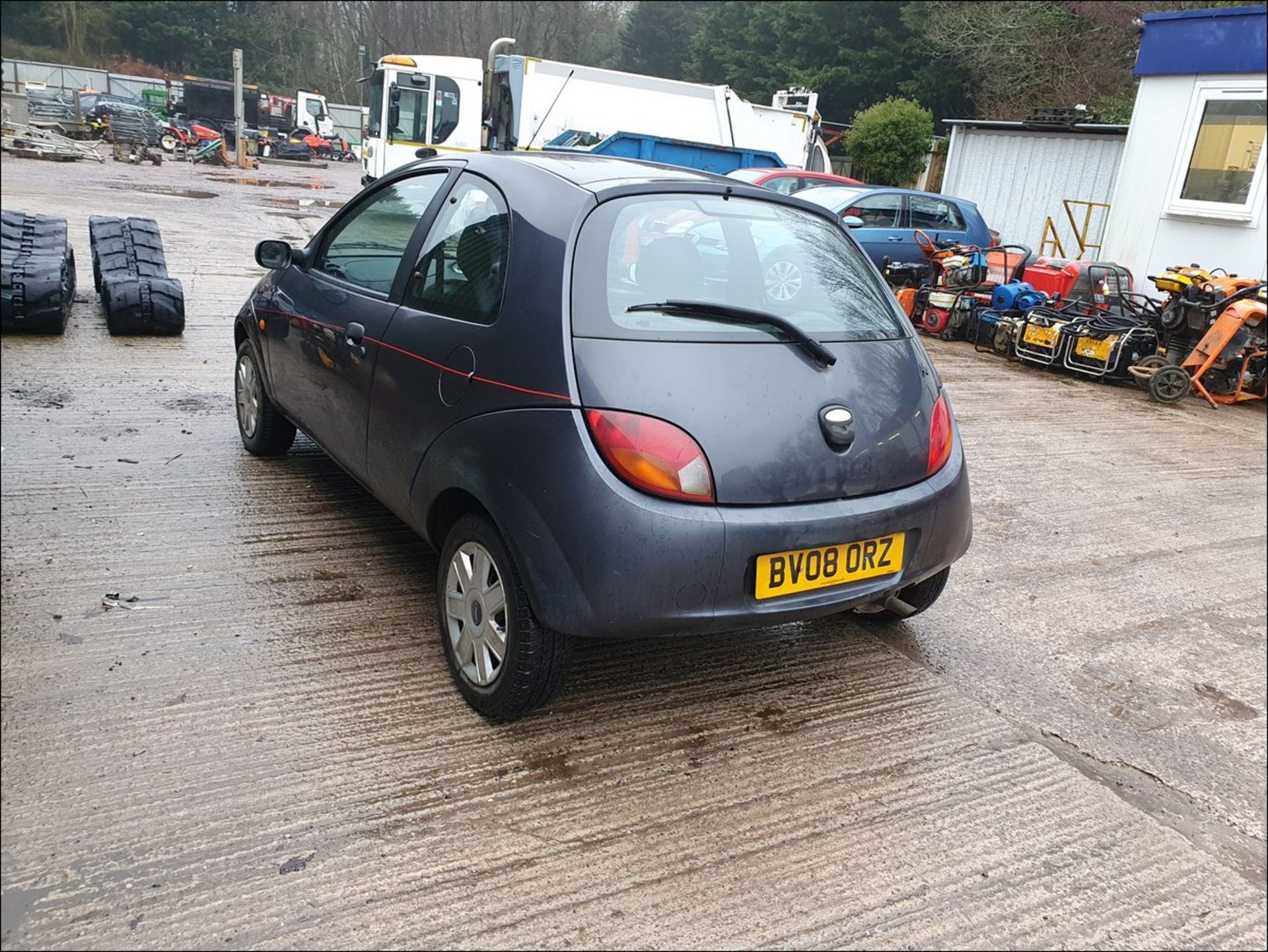 08/08 FORD KA STYLE - 1297cc 3dr Hatchback (Grey, 60k) - Image 9 of 9