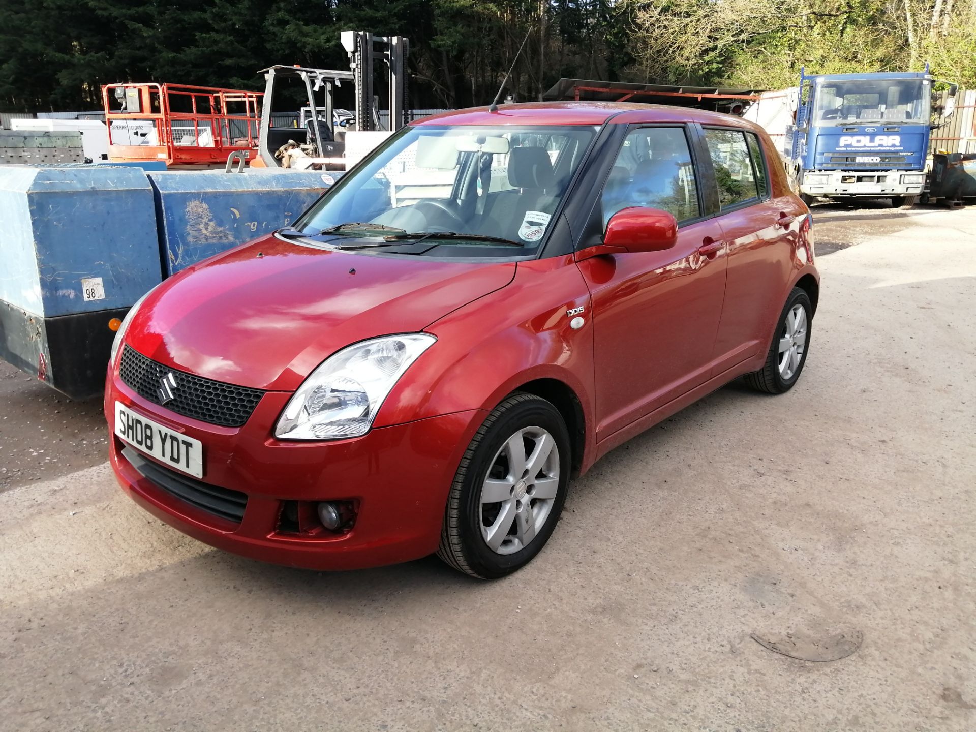 08/08 SUZUKI SWIFT DDIS - 1248cc 5dr Hatchback (Orange, 111k) - Image 7 of 11